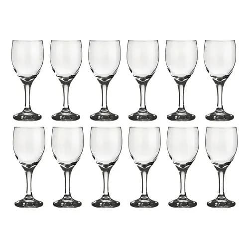 Copas Agua Y Vino Nadir Windsor Vidrio 300 Ml Set X12 — imagen 5 de 8
