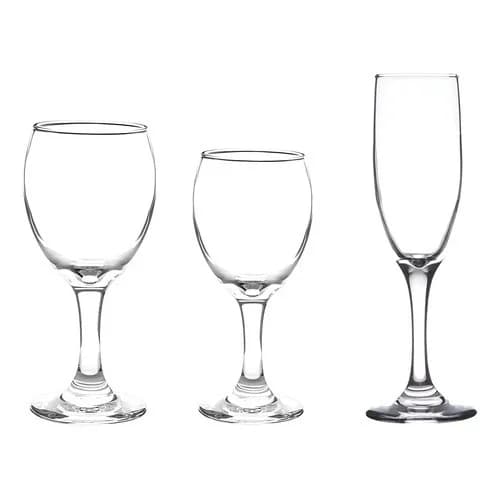 Copas Agua Y Vino Nadir Windsor Vidrio 300 Ml Set X12 — imagen 6 de 8