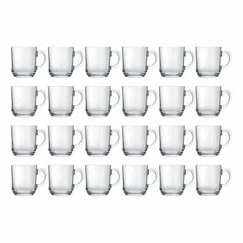 Tazas Aspen Diamond Nadir Vidrio 300 Ml Set X24