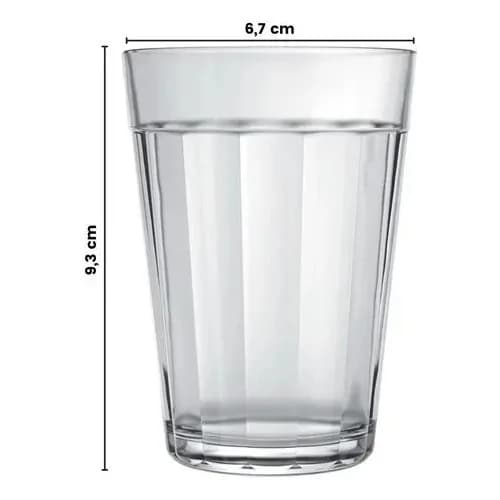 Vasos Americano Nadir Vidrio 190 Ml Set X24 — imagen 2 de 3