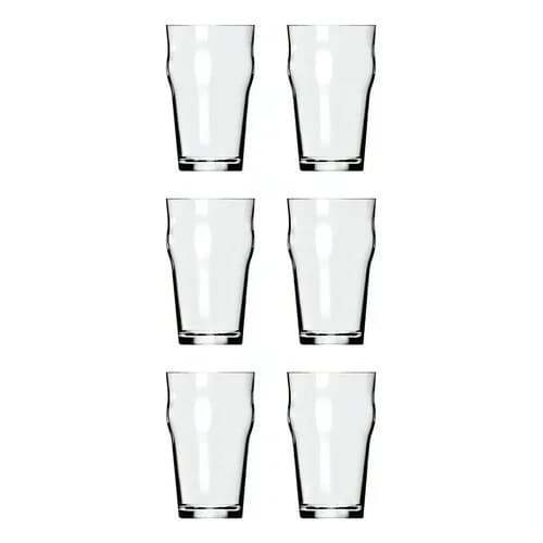 Vaso Cerveza Pinta Stout Nadir Vidrio 473 Ml Set X6 — imagen 1 de 3