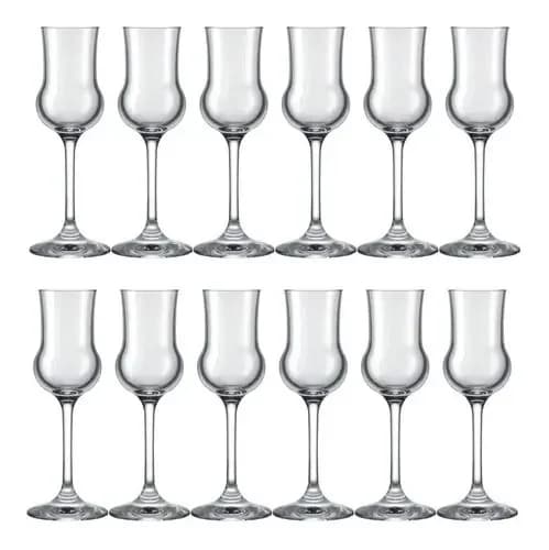 Copa Vidrio Nadir Alambic 90 Ml Para Cachaça X12 Unidades — imagen 1 de 4