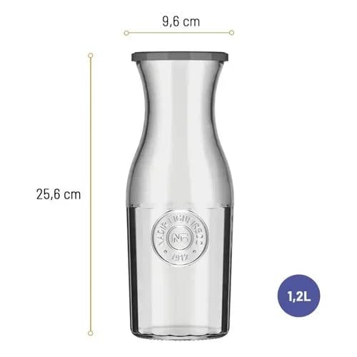 Jarra Nadir America Vidrio 1,2 L Con Tapa — imagen 4 de 4
