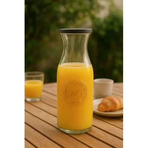 Jarra Nadir America Vidrio 1,2 L Con Tapa — imagen 3 de 4