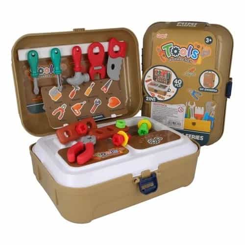 Juego De Herramientas Juguete Infantil En Valija 40 Piezas