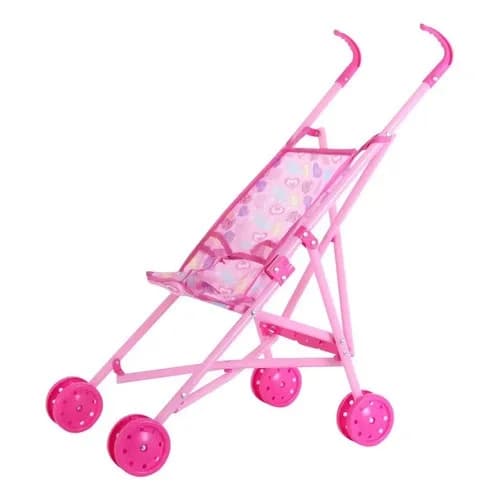 Coche Para Muñeca Cochecito 54 X 46 X 21 Cm Rosado — imagen 2 de 3