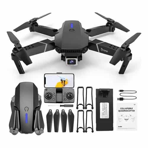 Mini Drone Plegable Con Cámara 2.4G Wifi Y Control Remoto