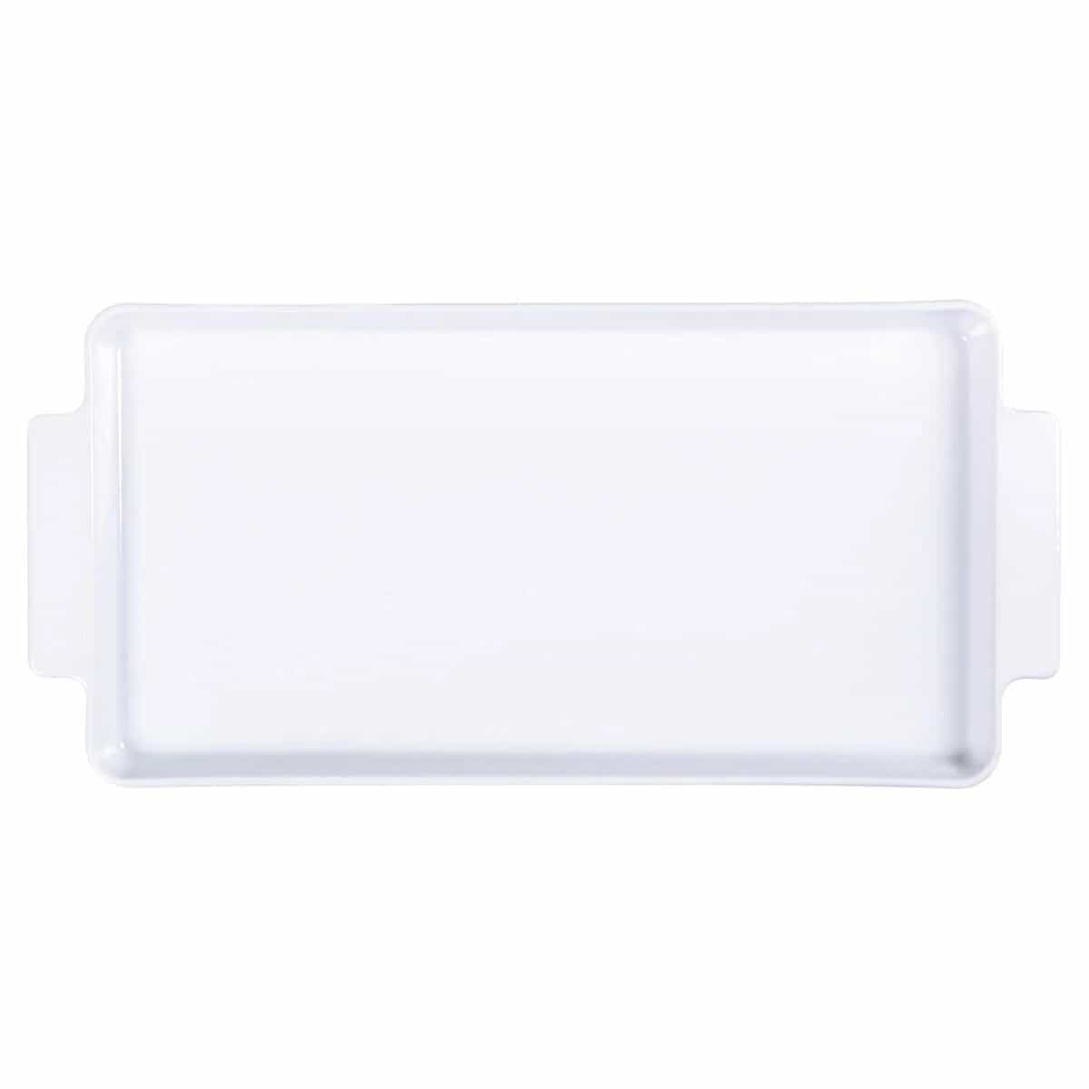 Bandeja Rectangular Tramontina Ma Augusta Porcelana 36x19 cm